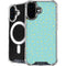 Teal and Yellow Polka Dots iPhone 16 MagSafe Case