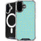 Teal and Yellow Polka Dots iPhone 16 Plus MagSafe Case