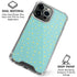Teal and Yellow Polka Dots iPhone 16 Pro Clear Case