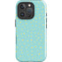 Teal and Yellow Polka Dots iPhone 16 Pro Impact Case