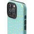 Teal and Yellow Polka Dots iPhone 16 Pro Impact Case