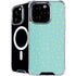 Teal and Yellow Polka Dots iPhone 16 Pro MagSafe Case