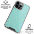 Teal and Yellow Polka Dots iPhone 16 Pro Max Clear Case