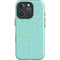 Teal and Yellow Polka Dots iPhone 16 Pro Max Magsafe Impact Case