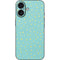 Teal and Yellow Polka Dots iPhone 16 Skin