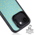 Teal and Yellow Polka Dots iPhone 16e Kickstand Case