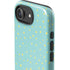 Teal and Yellow Polka Dots iPhone 16e Impact Case