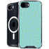 Teal and Yellow Polka Dots iPhone 16e MagSafe Case