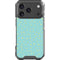 Teal and Yellow Polka Dots iPhone 18 Pro Clear Case