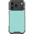 Teal and Yellow Polka Dots iPhone 18 Pro Clear Case