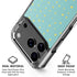 Teal and Yellow Polka Dots iPhone 18 Pro Clear Case