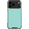 Teal and Yellow Polka Dots iPhone 18 Pro Max Clear Case