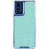 Teal and Yellow Polka Dots Moto G 5G (2024) Clear Case