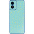 Teal and Yellow Polka Dots Moto G Play 4G (2024) Skin