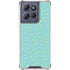 Teal and Yellow Polka Dots Moto G Power 5G (2025) Clear Case