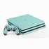 Teal and Yellow Polka Dots PlayStation PS4 Skins