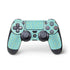 Teal and Yellow Polka Dots PlayStation PS4 Skins