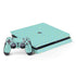 Teal and Yellow Polka Dots PlayStation PS4 Skins