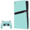 Teal and Yellow Polka Dots PS5 Pro Disk Bundle Skin