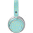Teal and Yellow Polka Dots Surface Headphones Skin
