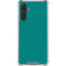 Teal Galaxy A17 Clear Case