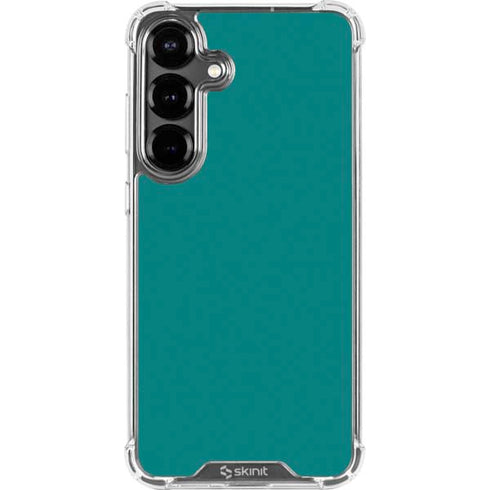 Teal Galaxy S26 Clear Case