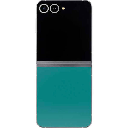 Teal Galaxy Z Flip6 Skin