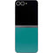 Teal Galaxy Z Flip6 Skin