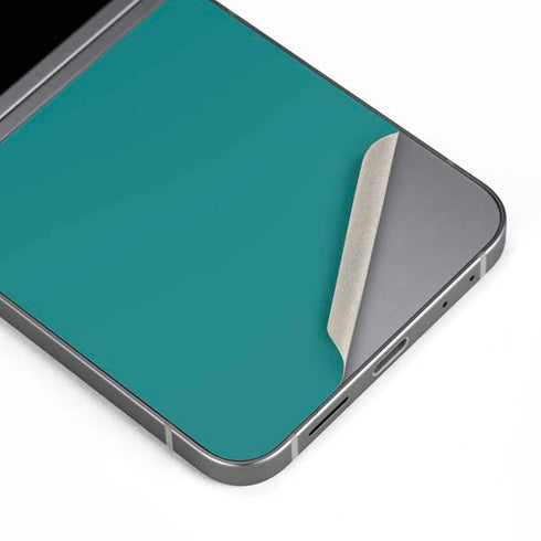 Teal Galaxy Z Flip6 Skin
