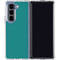 Teal Galaxy Z Fold5 5G Clear Case