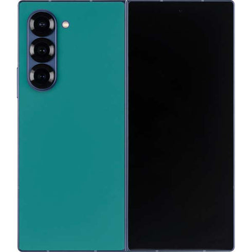 Teal Galaxy Z Fold6 Skin