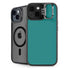 Teal iPhone 15 Kickstand Case