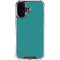 Teal iPhone 16 Clear Case