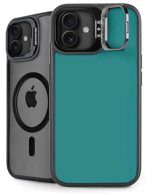 Teal iPhone 16 Kickstand Case