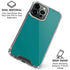Teal iPhone 16 Pro Max Clear Case