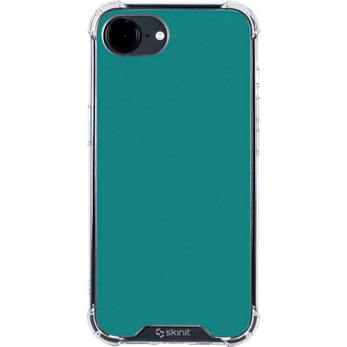 Teal iPhone 16e Clear Case