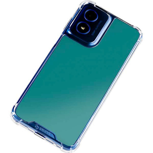Teal Moto G 5G (2024) Clear Case