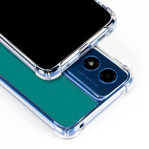 Teal Moto G 5G (2024) Clear Case