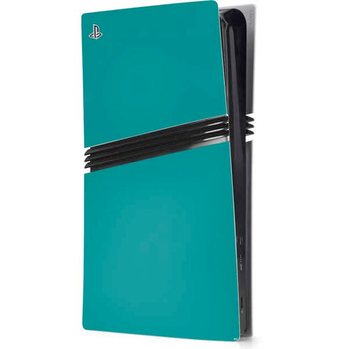 Teal PS5 Pro Console Skin