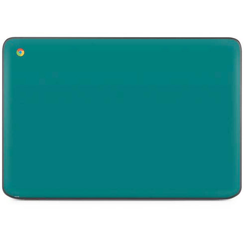 Teal HP Chromebook Skin