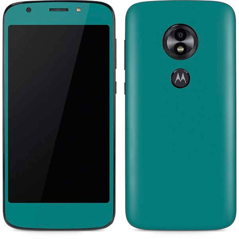 Teal Moto E5 Play Skin
