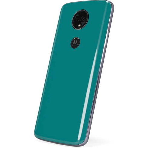 Teal Moto E5 Plus Skin