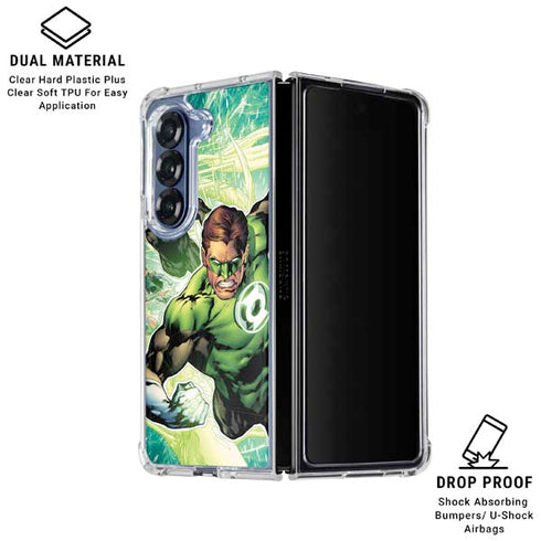 DC Comics Green Lantern Sinestro Secret Files and Origins Cover #1 By Geoff Johns Galaxy Z Fold6 Clear Case