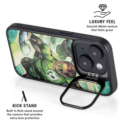 DC Comics Green Lantern Sinestro Secret Files and Origins Cover #1 By Geoff Johns iPhone 14 Plus Kickstand Case