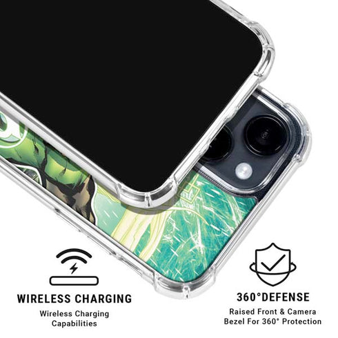 DC Comics Green Lantern Sinestro Secret Files and Origins Cover #1 By Geoff Johns iPhone 15 Clear Case