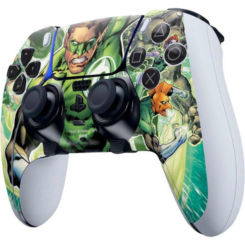 DC Comics Green Lantern Sinestro Secret Files and Origins Cover #1 By Geoff Johns PS5 DualSense Edge Pro Controller Skin