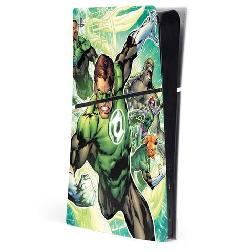 DC Comics Green Lantern Sinestro Secret Files and Origins Cover #1 By Geoff Johns PS5 Slim Digital Edition Console Skin
