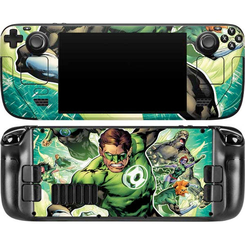DC Comics Green Lantern Sinestro Secret Files and Origins Cover #1 By Geoff Johns Steam Deck Handheld Gaming Computer OLED Skin