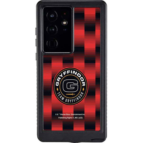 Wizarding Worlds Harry Potter Team Gryffindor Galaxy S24 Ultra Waterproof Case