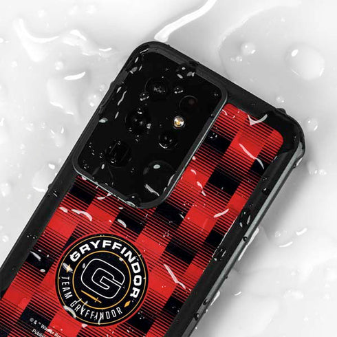 Wizarding Worlds Harry Potter Team Gryffindor Galaxy S24 Ultra Waterproof Case
